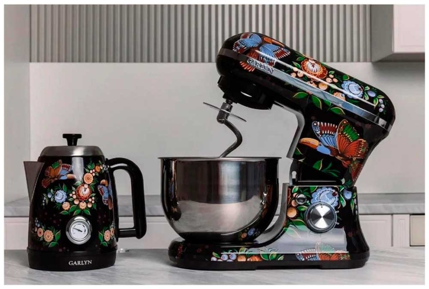 Миксер планетарный Garlyn Flower Grace S-700, 1200 Вт, 6 скоростей фото 2