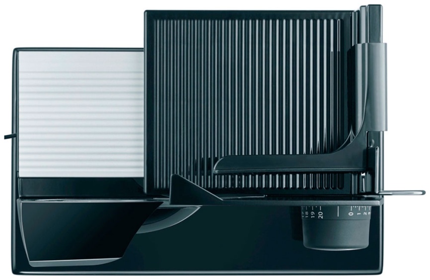 Ломтерезка Graef SKS 110 schwarz TWIN, мощность 170 Вт, регулировка толщины нарезки фото 3