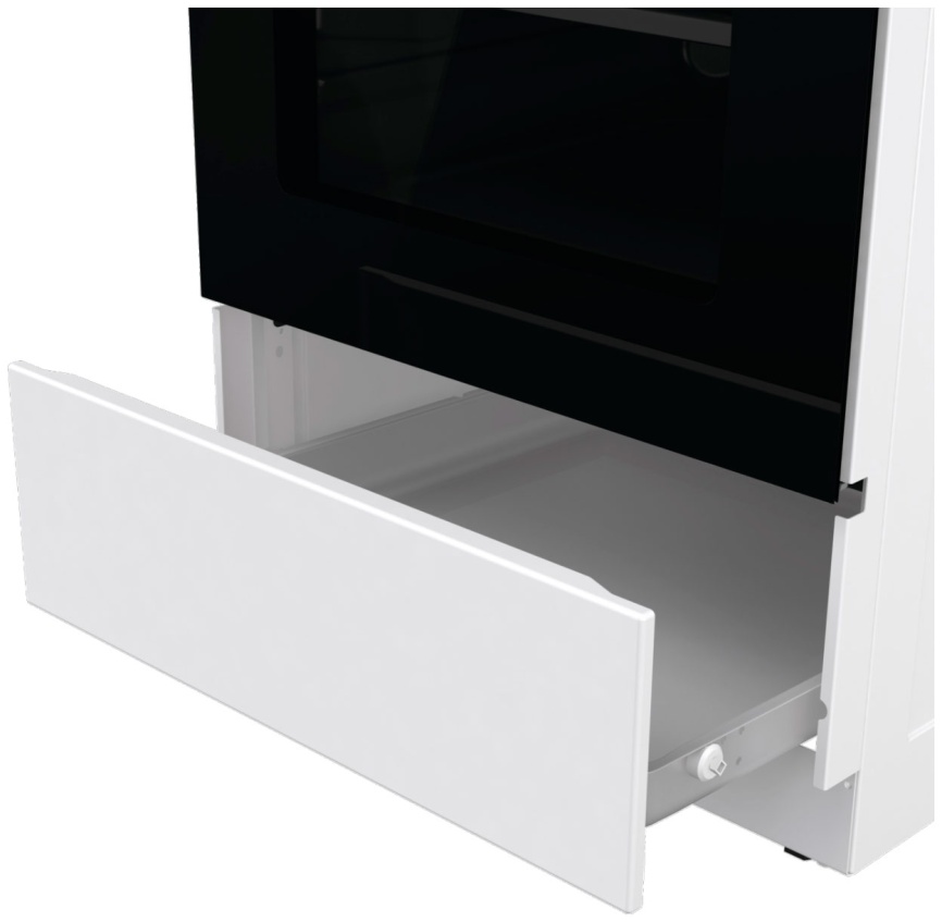 Электроплита Gorenje GEC5A12WG-B 50 см, 4 конфорки, белый фото 7
