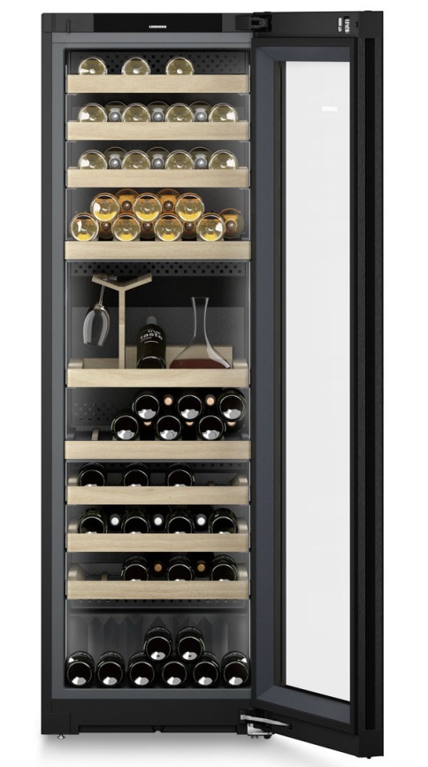 Винный шкаф Liebherr WPgbi 5283-20 001 черное стекло фото 5