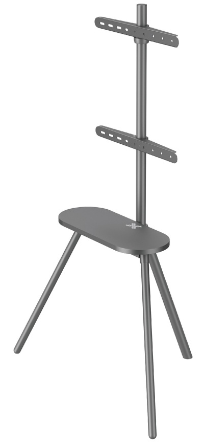 Стойка для телевизора мобильная, напольная UniTeki ST005NS с полкой, диагональ 37-65 дюйма фото 1