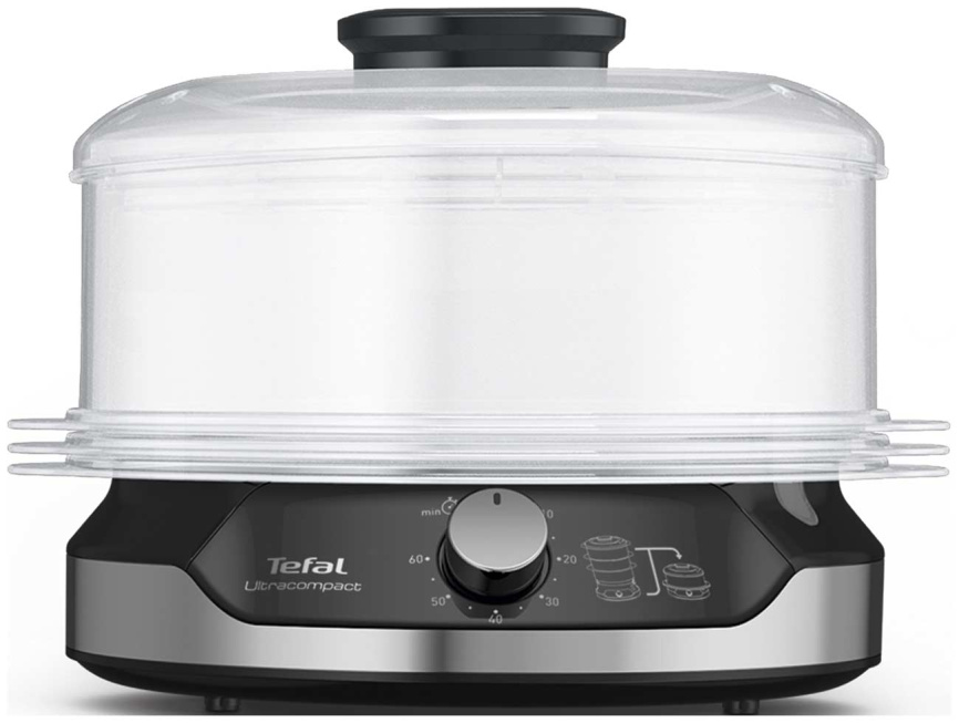 Пароварка Tefal Ultracompact Steam Cooker VC204810, 800 Вт, черный фото 12