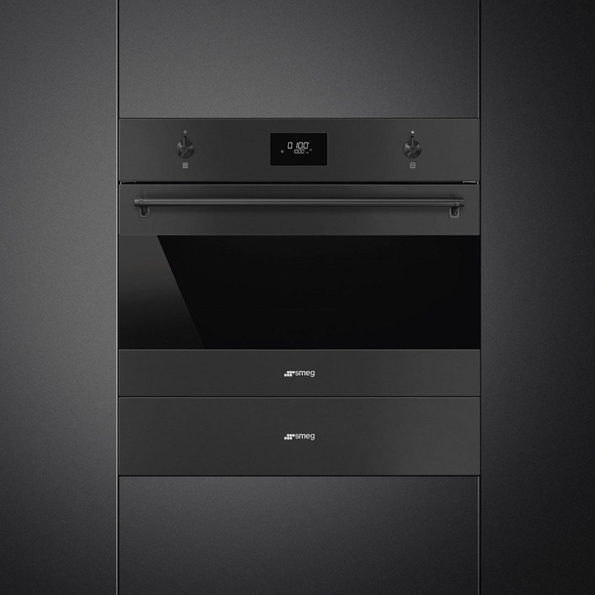 Встраиваемая микроволновая печь SMEG SMEG SO4301M0N фото 2