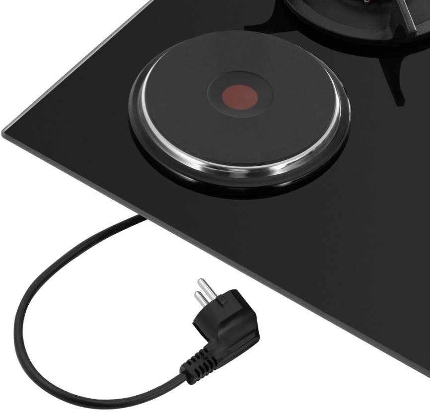 Комбинированная варочная панель Maunfeld EEHG.64.13 CB.KG 59 см, 4 конфорки электроподжиг газконтроль, черный фото 10