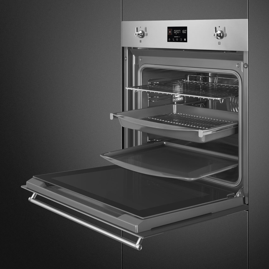 Встраиваемая электрическая духовка SMEG SMEG Classica SO6302TX фото 5