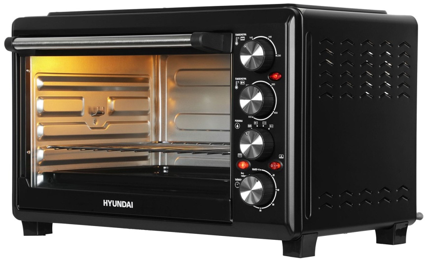 Электропечь Hyundai MIO-HY086, черный фото 6