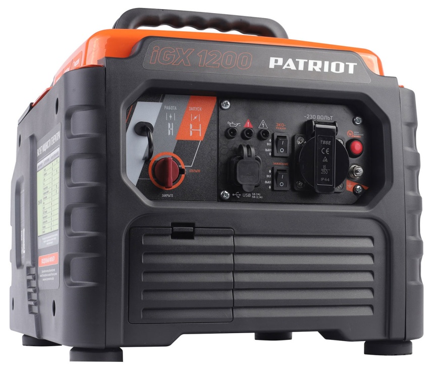 Генератор инверторный Patriot iGX 1200 1.0/1.2 кВт фото 2