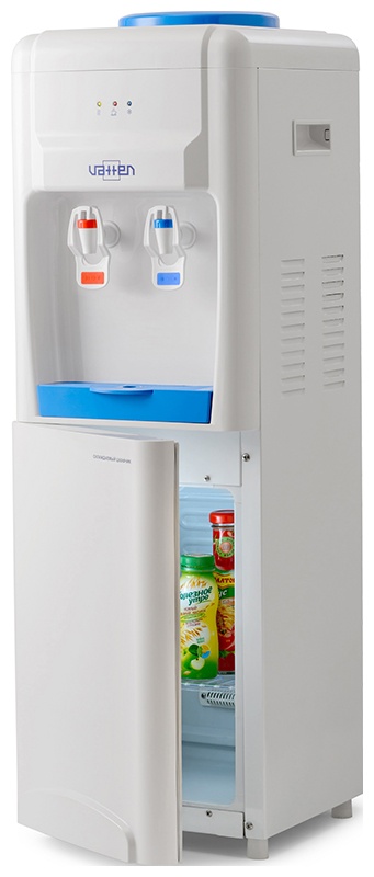 Кулер для воды Vatten V24WKB, компрессорный, с холодильником, белый фото 2