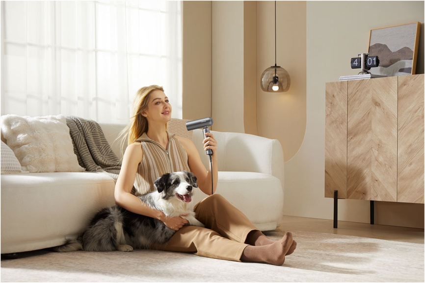 Фен Dreame Hairdryer Pocket AHD51, мощность 1300 Вт, 2 скорости фото 13