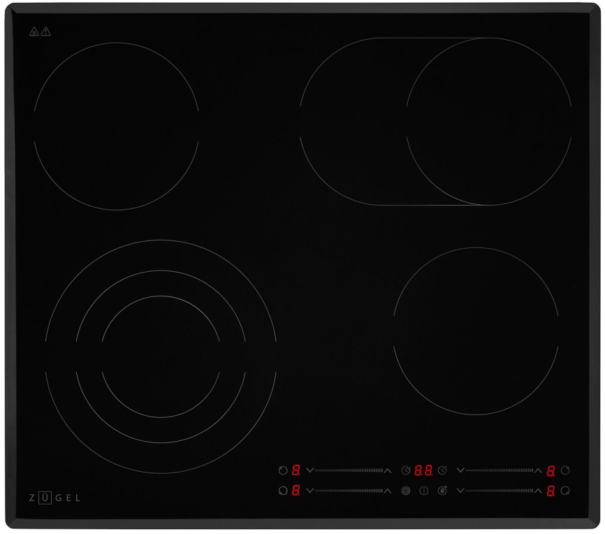 Электрическая варочная панель Zugel ZEH603B, черная фото 1