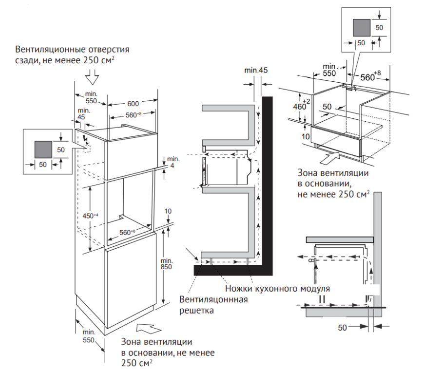 Встраиваемый духовой шкаф Kuppersberg KHT 616 Black фото 9