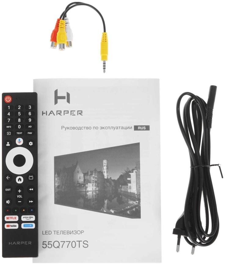 Телевизор Harper Телевизор Harper 55Q770TS на базе Google TV, 55