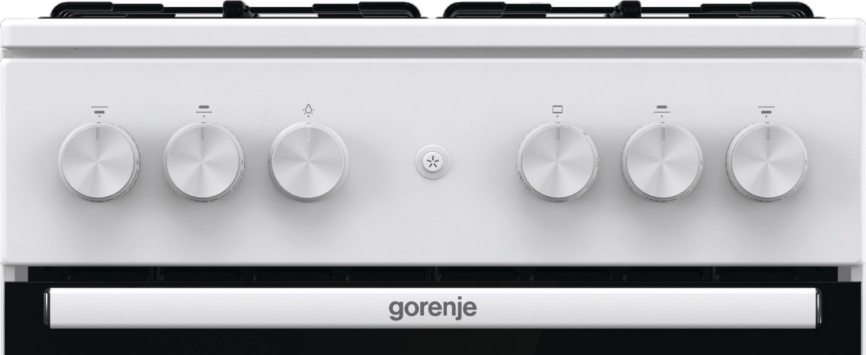 Газовая плита Gorenje GG5A12WH 50 см, 70 л, 4 конфорки, белый фото 7