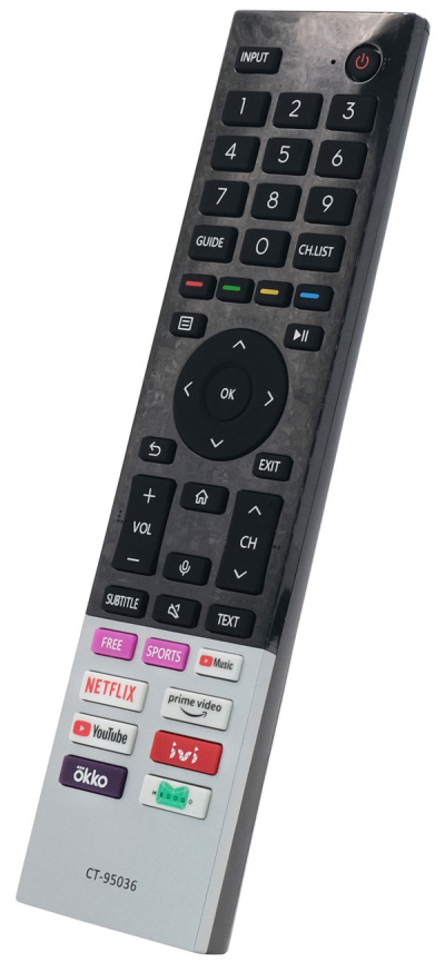 Универсальный пульт Huayu CT-95036, с голосовой функцией, для телевизора Toshiba фото 2