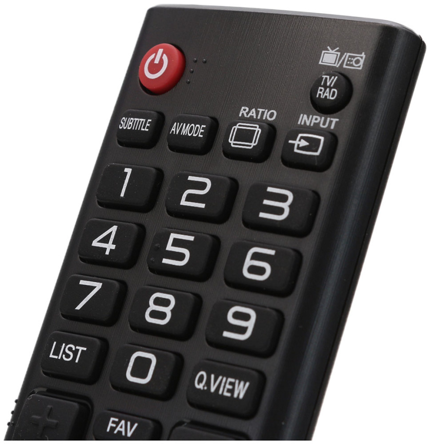 Универсальный пульт Huayu AKB73715603, для телевизора LG, черный фото 4