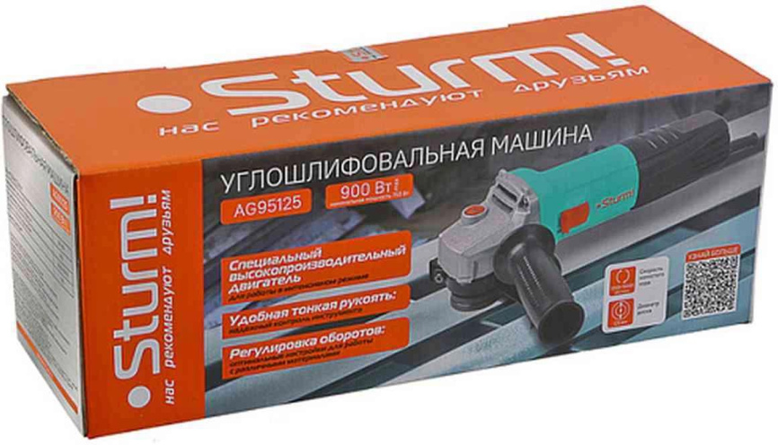 Углошлифовальная машина Sturm AG95125 фото 9