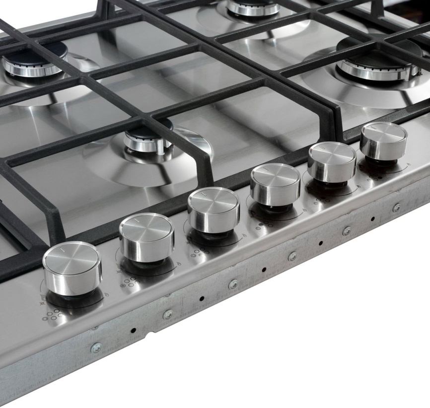 Газовая варочная панель De’Longhi NSL 590D X RUS 90 см, 5 конфорок электроподжиг газконтроль, серебристый фото 9