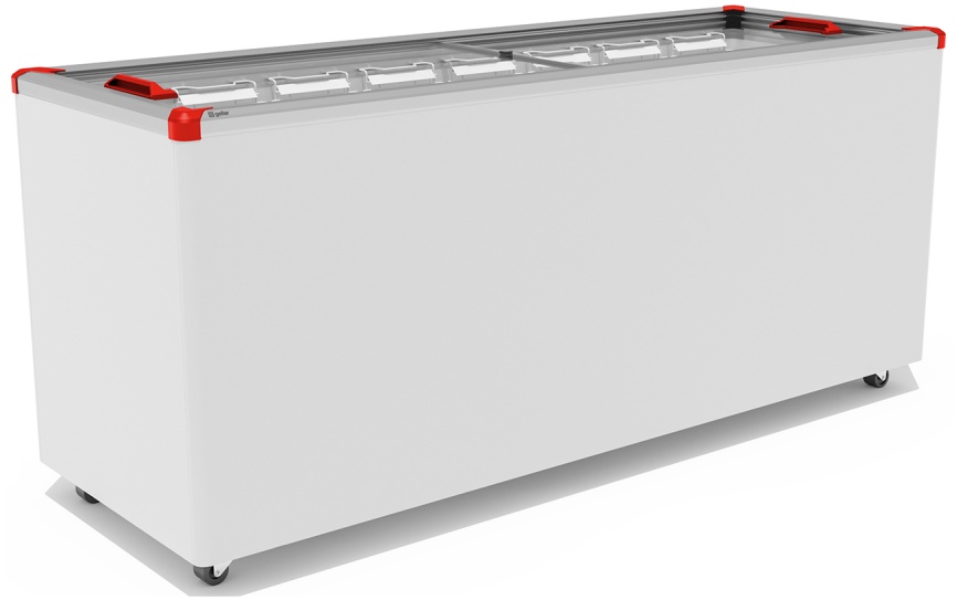 Морозильный ларь Gellar FG 700 C A 590 л, красный фото 1