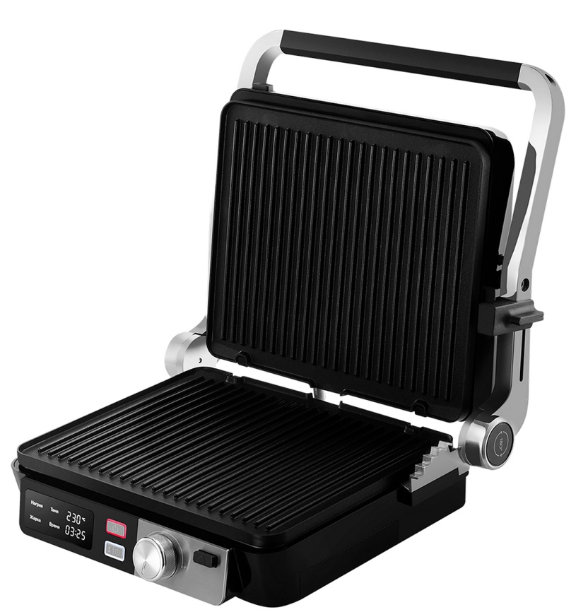 Электрический гриль BQ (GR3009) Черный-стальной фото 1