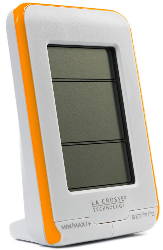 Термометр La Crosse WS6810 с наружным датчиком оранжевый фото 4