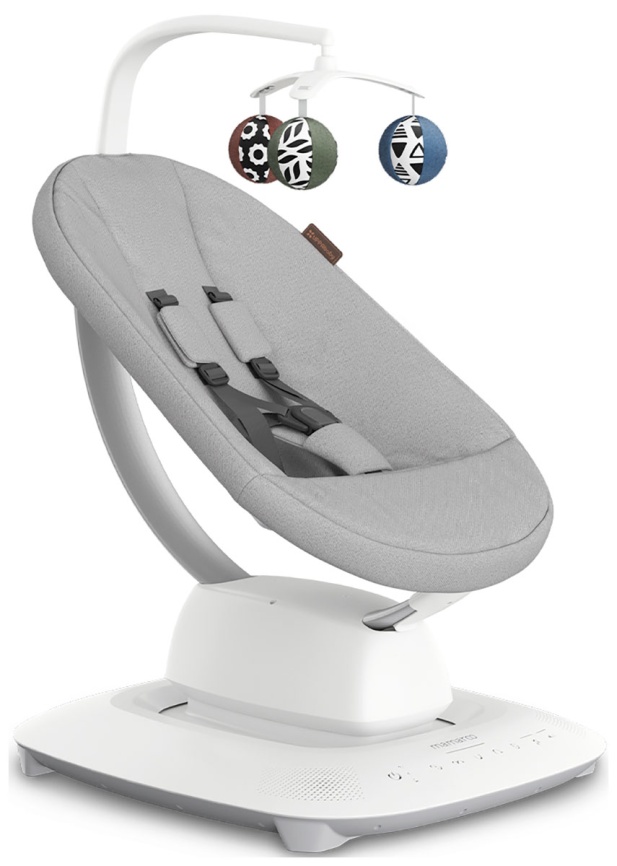 Шезлонг для новорожденных UPPAbaby (4moms) Mamaroo Stella - Grey Melange (2001-MRO-EU-STL) фото 5