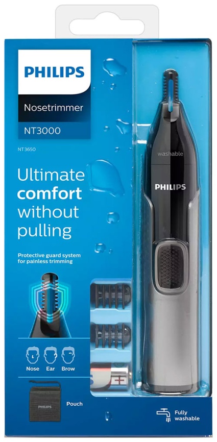 Триммер для носа, ушей и бровей Philips NT3650/16 фото 4