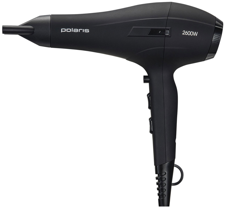 Фен Polaris PHD 2600ACi Salon Hair, черный фото 2