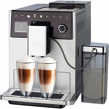 Кофемашина автоматическая Melitta Caffeo F 630-201 LatteSelect серебристая фото 1