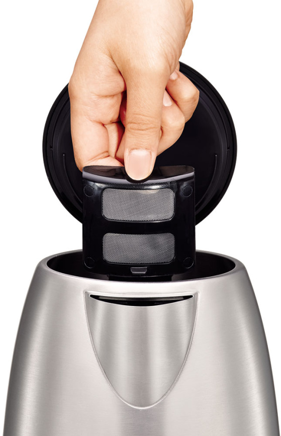 Чайник электрический Tefal Confidence KI270D30, серебристый/черный фото 10