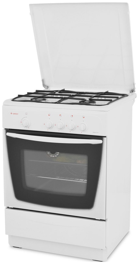 Газовая плита Gefest Брест 1200 C7 K8 60 см, 63 л, 4 конфорки, белый фото 2