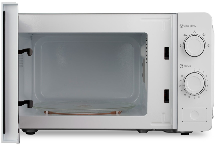 Микроволновая печь - СВЧ Hyundai HYM-M2009 20 л. 700 Вт, белый фото 3