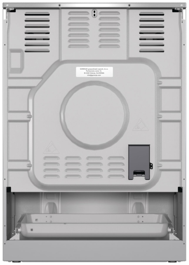 Электроплита Gorenje GECS6C70XC 60 см, 4 конфорки, серебристый фото 4