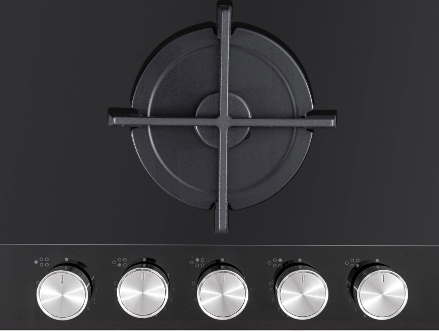 Газовая варочная панель De’Longhi NSL 590D NCM RUS 90 см, 5 конфорок электроподжиг газконтроль, черный фото 8