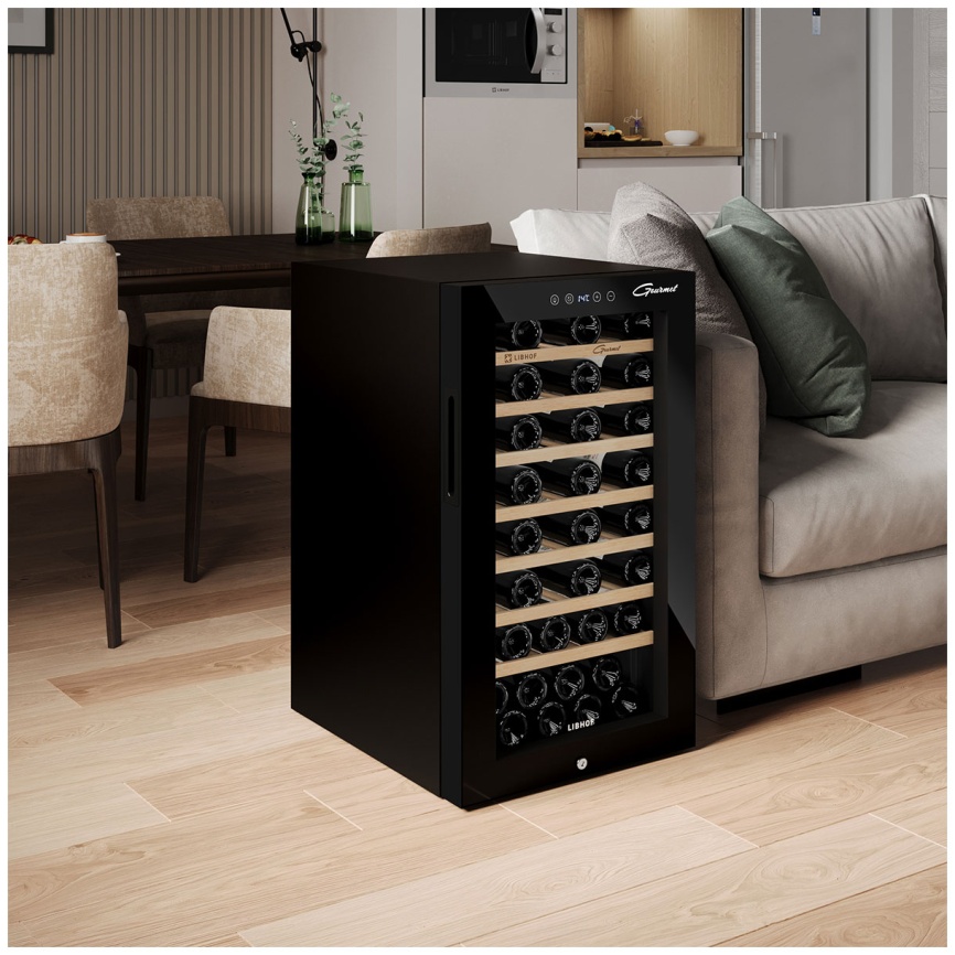 Винный шкаф Libhof GM-56 black фото 12