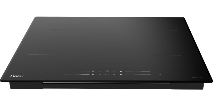 Электрическая варочная панель Haier HHX-Y64SVVB 59 см, 4 конфорки стеклокерамика, черный фото 2
