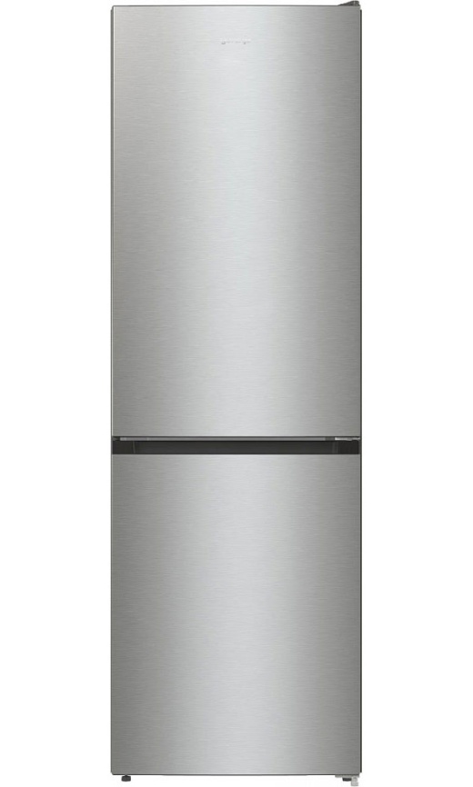 Двухкамерный холодильник Gorenje NRKE62XL No frost, серебристый фото 1