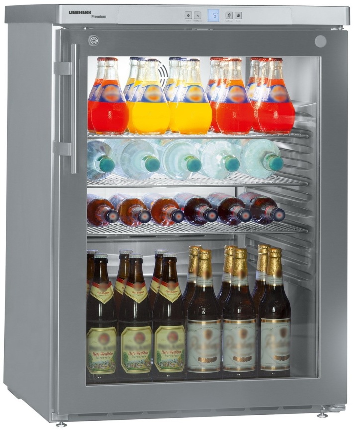 Холодильная витрина Liebherr FKUv 1663-24 001 148 л, серебристый фото 4