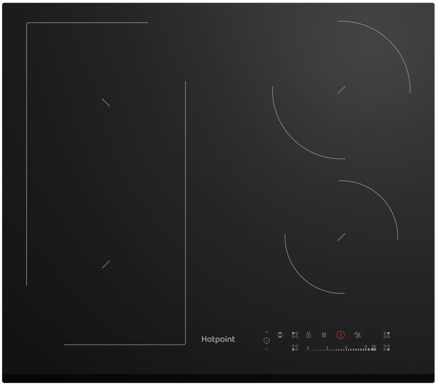 Электрическая варочная панель Hotpoint HS 3560B BF фото 1