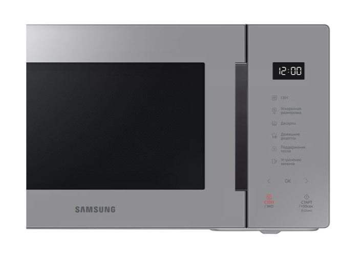Микроволновая печь 23L SOLO MS23T5018AG/BW серый/чёрный SAMSUNG фото 4