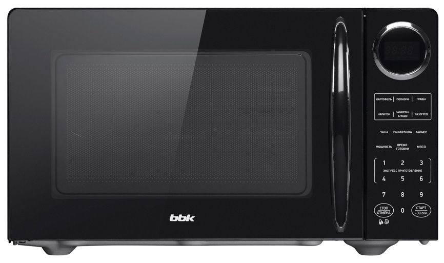 Микроволновая печь - СВЧ BBK 23MWS-907S/B, черный фото 3