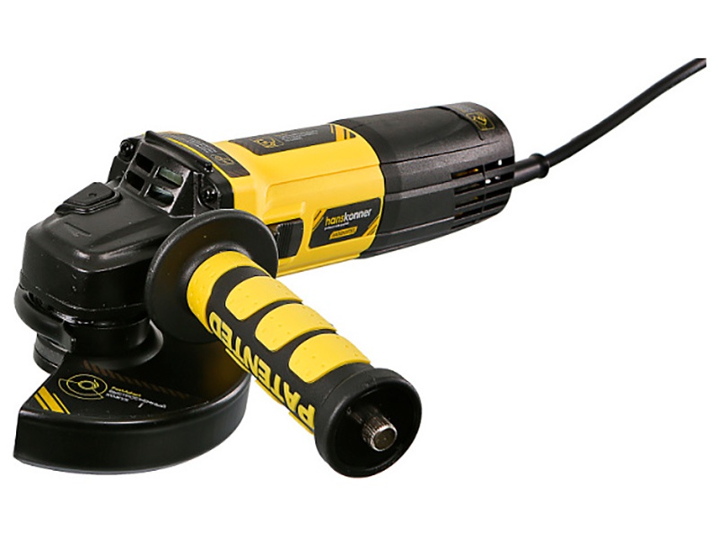 Угловая шлифовальная машина (болгарка) Hanskonner HAG13125TES, КЕЙС фото 1