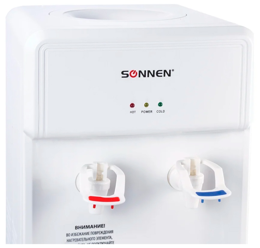 Кулер для воды напольный  Sonnen Fs-01, белый (452419) фото 5