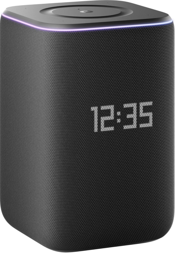 Умная колонка Яндекс Станция 3 с Алисой, эмбиент-подсветкой и Zigbee, черная (YNDX-00060BLK) фото 1