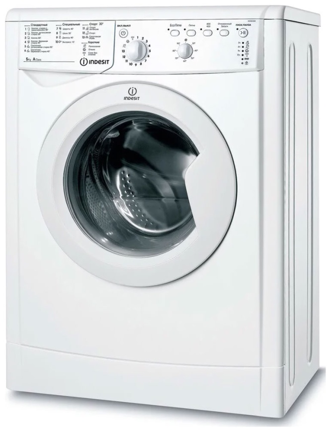 Стиральная машина Indesit IWSB 5085 автомат 5 кг, белый фото 2