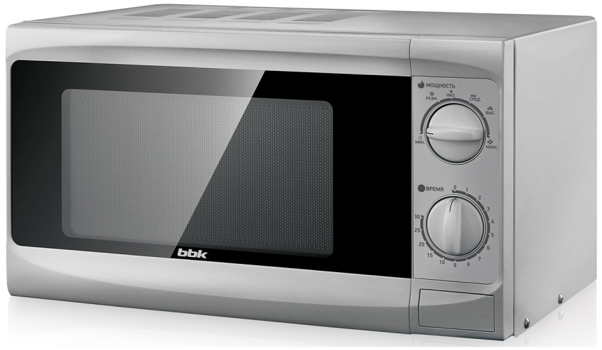Микроволновая печь - СВЧ BBK 20 MWS-707 M/S серебро фото 1