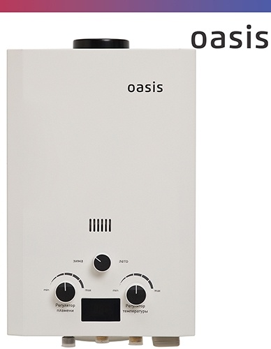 Газовый водонагреватель Oasis OR-12 W белый фото 1