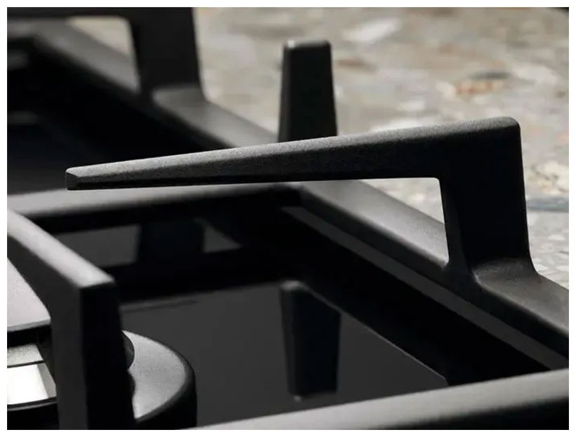 Газовая варочная панель Electrolux KGG6456K 59 см, 4 конфорки, черный фото 5