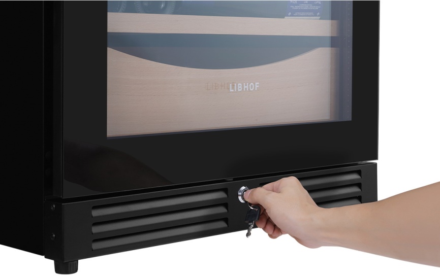 Винный шкаф Libhof SMD-110 slim black фото 14