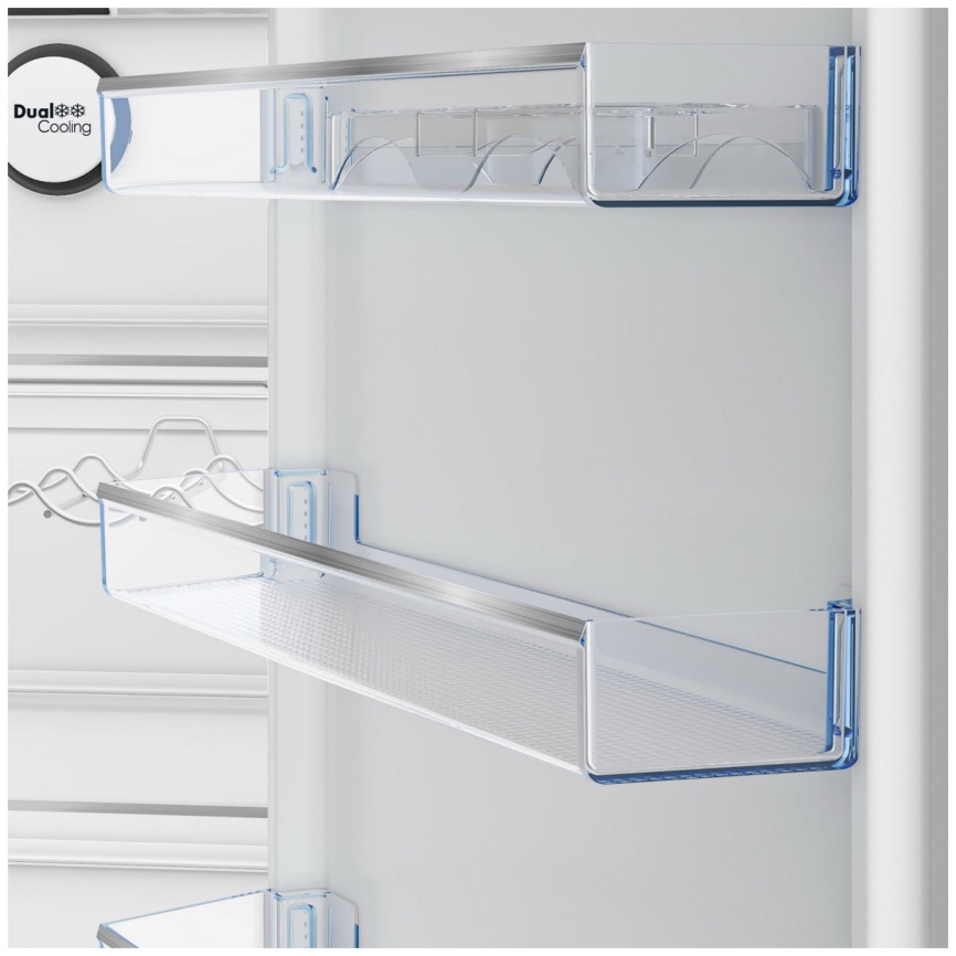 Двухкамерный холодильник Beko B5RCNK403ZW No frost, белый фото 6