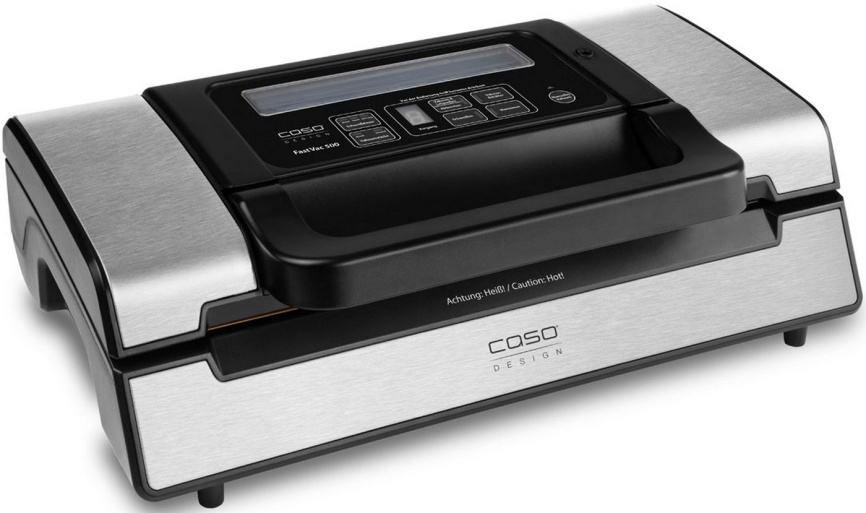 Вакуумный упаковщик Caso FastVAC 500, три режима запаивания, двойной шов фото 1